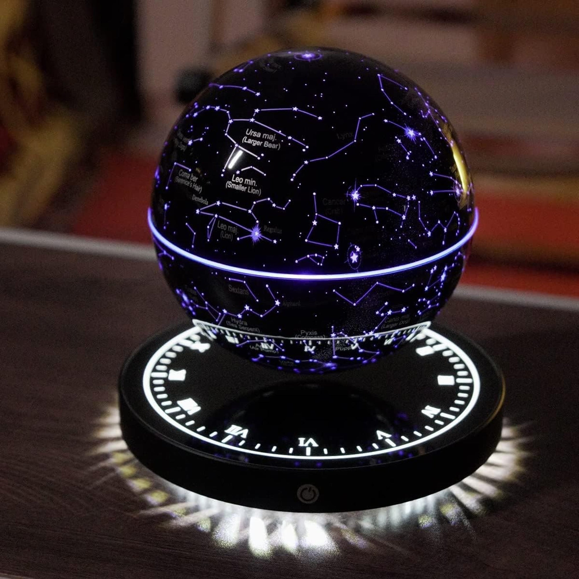 Levitating Globe Lamp With Floating Star Map And Colour Changing LED - Image 2