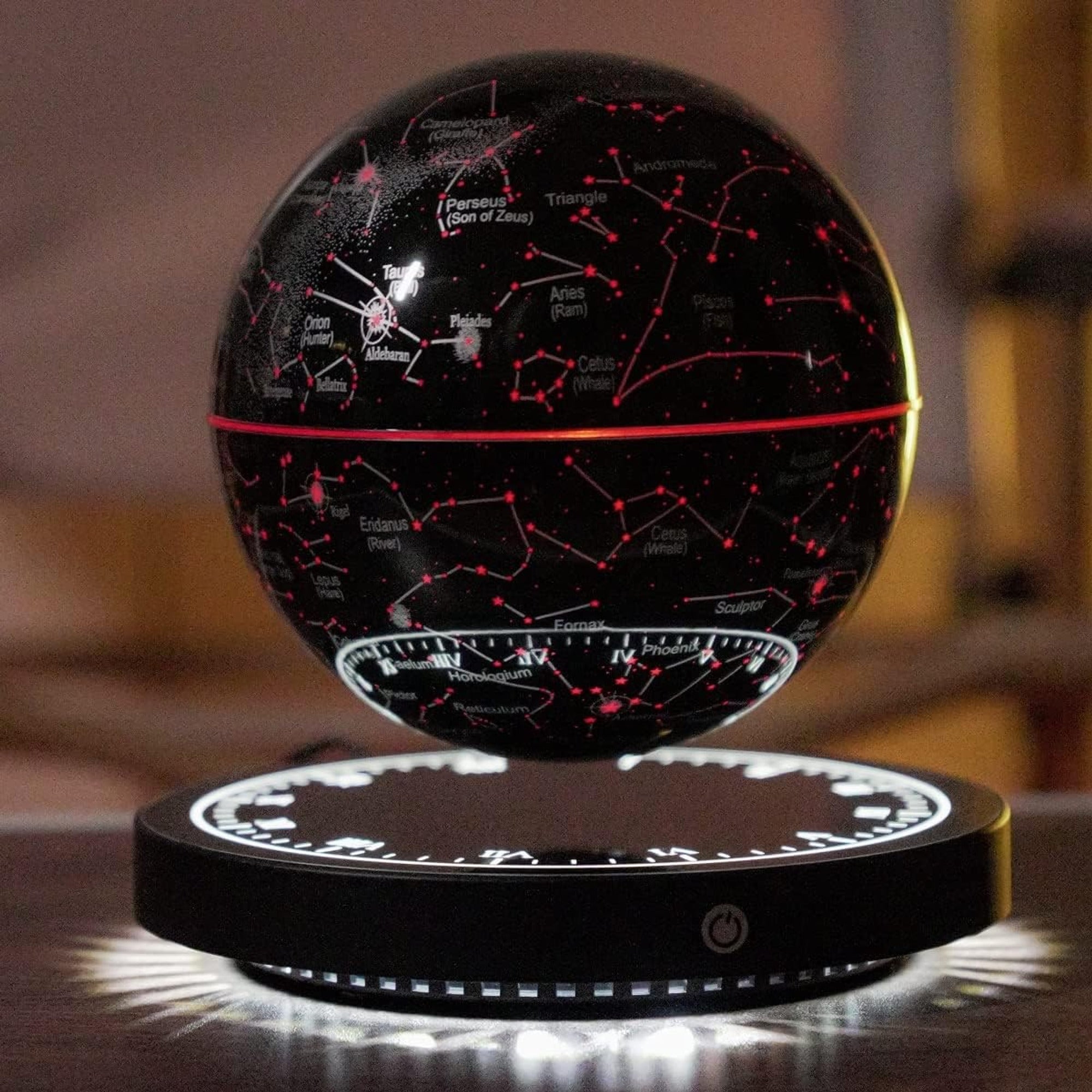 Levitating Globe Lamp With Floating Star Map And Colour Changing LED - Image 3