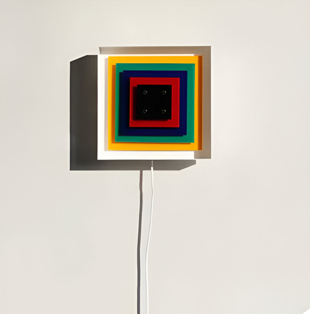 Memphis Bauhaus Square Wall Sconce LED 1-Light Lasson Living