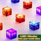 Light-Up Magnetic Building Blocks With Glowing Patterns Snap Together Easily No Instructions Needed For Creative Play - Image 8