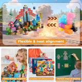 Light-Up Magnetic Building Blocks With Glowing Patterns Snap Together Easily No Instructions Needed For Creative Play - Image 6