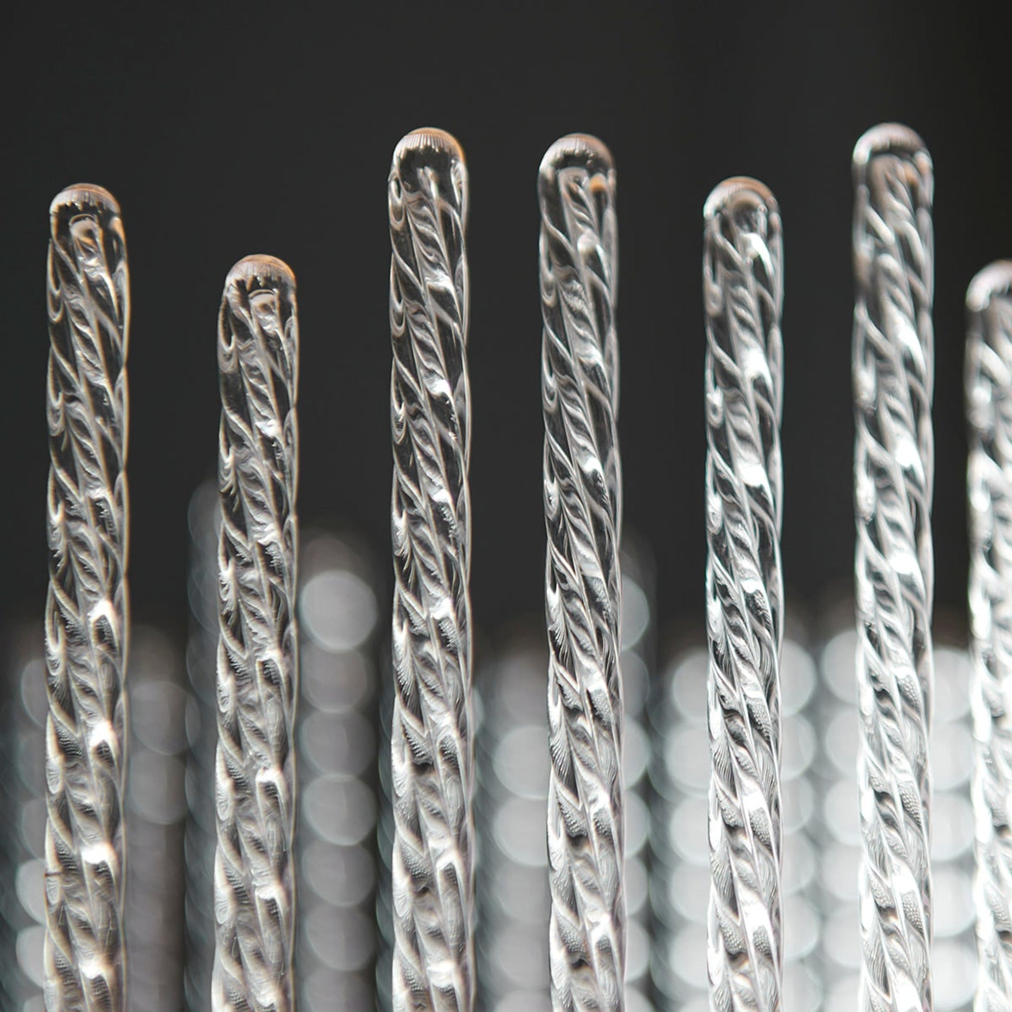 Linear Metal And Crystal LED Chandelier - Image 8
