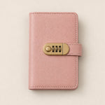 Lockable A6 Savings Notebook With Combination Lock Croc-Embossed Leather - Image 11