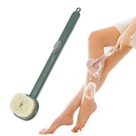 Long Handle Back Scrubber For Shower With Built-In Gel Dispenser - Image 2