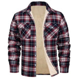 Luca Insulated Sherpa-Lined Shirt Jacket For Men - Image 6
