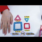 Magnetic Building Blocks -Piece Creative Construction Set For Kids Aged 4 - Image 9