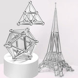 Magnetic Building Rods And Balls Stem Toy Set For Creative Adults And Seniors - Image 8