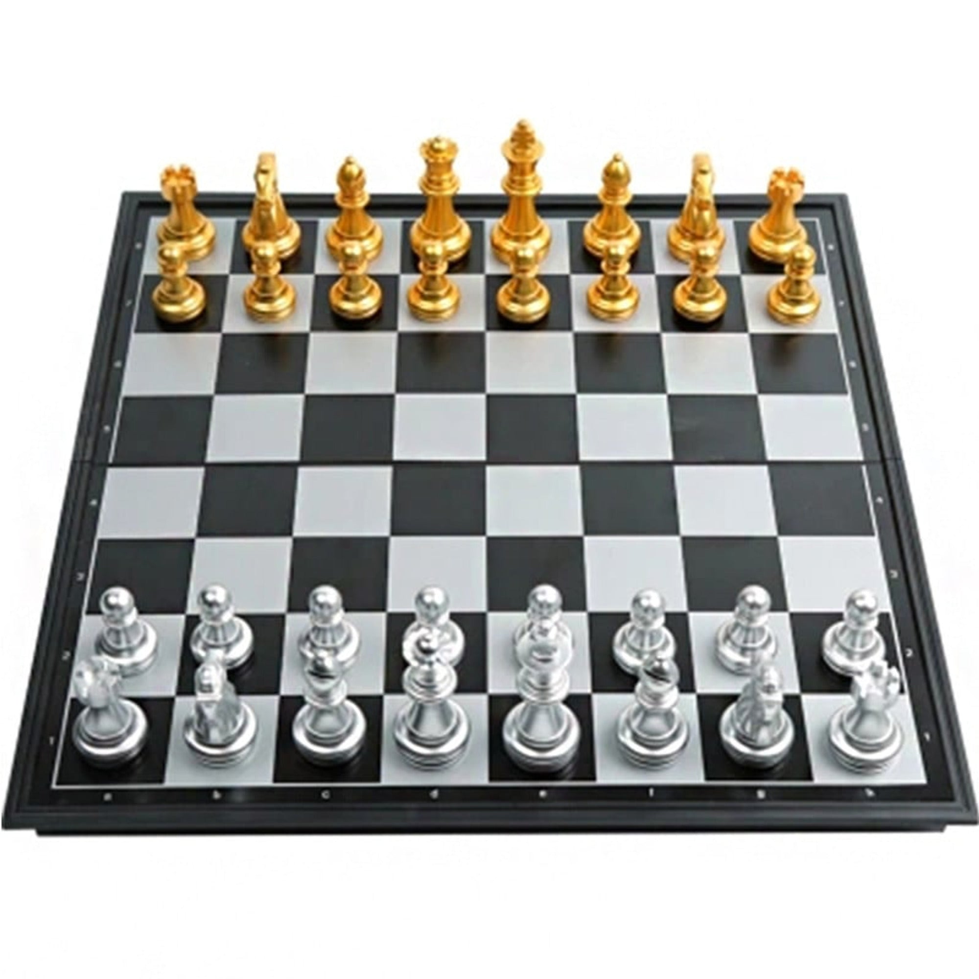 Magnetic Chess Set With Folding Board For Students - Image 3