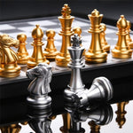 Magnetic Chess Set With Folding Board For Students - Image 4