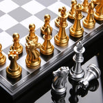 Magnetic Chess Set With Folding Board For Students - Image 5