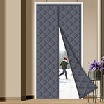 Magnetic Door Insulation Curtain Thermal Winter Block For Draft Stopping And Energy Conservation - Image 1