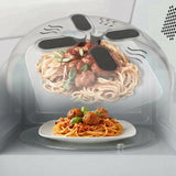 Magnetic Microwave Splatter Cover With Steam Vents For Even Heating - Image 1