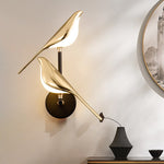 Modern Bird Wall Sconce LED Light Lasson Living