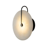 Marble Wall Lights With Black Circle Shades - Image 11