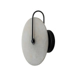 Marble Wall Lights With Black Circle Shades - Image 12