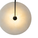 Marble Wall Lights With Black Circle Shades - Image 14