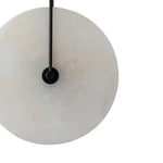 Marble Wall Lights With Black Circle Shades - Image 15