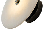 Marble Wall Lights With Black Circle Shades - Image 17