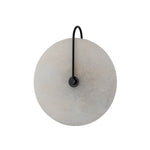 Marble Wall Lights With Black Circle Shades - Image 9