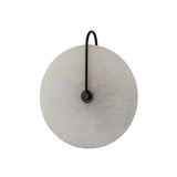 Marble Wall Lights With Black Circle Shades - Image 9