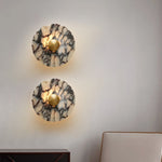 Marble Wall Lights With Cube Stone Shade - Image 4