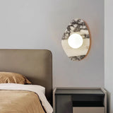 Marble Wall Lights With Cube Stone Shade - Image 5