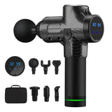 Massage Gun With Six Heads 20 Speed Levels And Rechargeable Lithium Battery - Image 2