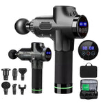 Massage Gun With Six Heads 20 Speed Levels And Rechargeable Lithium Battery - Image 1