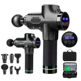 Massage Gun With Six Heads 20 Speed Levels And Rechargeable Lithium Battery - Image 1