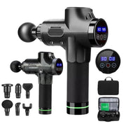 Massage Gun With Six Heads 20 Speed Levels And Rechargeable Lithium Battery - Image 1