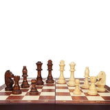 Masterfold Wooden Chess Set With Folding Solid Wood Board And Durable Pieces - Image 8