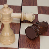 Masterfold Wooden Chess Set With Folding Solid Wood Board And Durable Pieces - Image 2