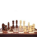 Masterfold Wooden Chess Set With Folding Solid Wood Board And Durable Pieces - Image 6