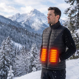 Heated Vest For Men With Rechargeable Battery and Water-Resistant Quilted Design - Image 1