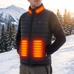 Heated Vest For Men With Rechargeable Battery and Water-Resistant Quilted Design - Image 4
