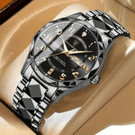 Men's Sports Watch with Secure Chronograph Design and Two-Tone Bracelet - Image 2