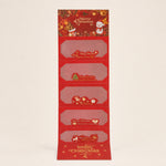 Merryvelle Gold Foil Cascading Christmas Money Envelope With 6 Slots - Image 8
