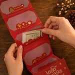 Merryvelle Gold Foil Cascading Christmas Money Envelope With 6 Slots - Image 6