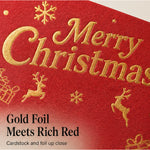 Merryvelle Gold Foil Cascading Christmas Money Envelope With 6 Slots - Image 9