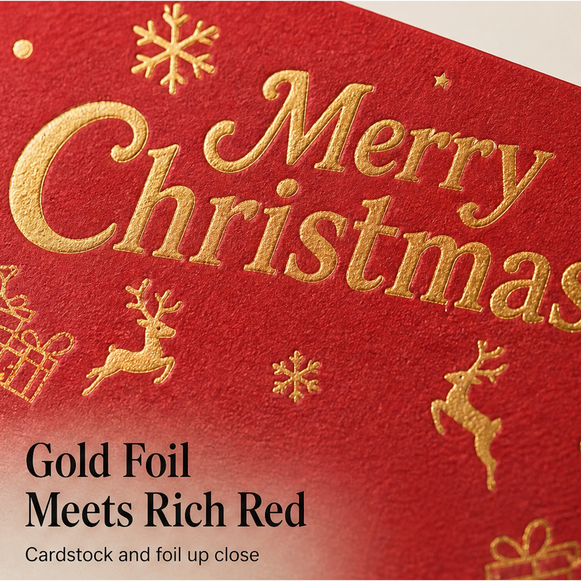 Merryvelle Gold Foil Cascading Christmas Money Envelope With 6 Slots - Image 9