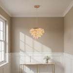 Mini Chandelier Pendant Crystal LED Ceiling Light - Image 1