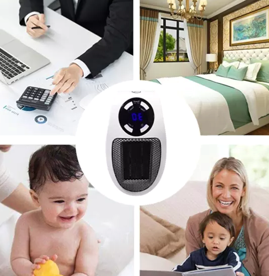 Mini Electric Heater With 12-Hour Programmable Timer Quiet Operation Remote Control And Thermostat 15–32°C - Image 7