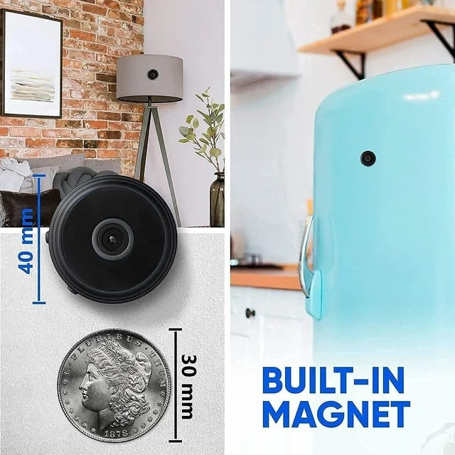 Mini Wireless Camera With Magnetic Mount And Live Audio & Video Feed - Image 7