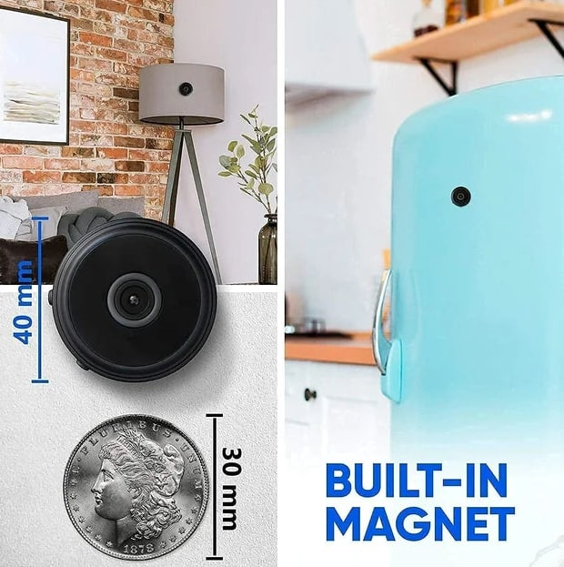 Mini Wireless Camera With Magnetic Mount And Live Audio & Video Feed - Image 8