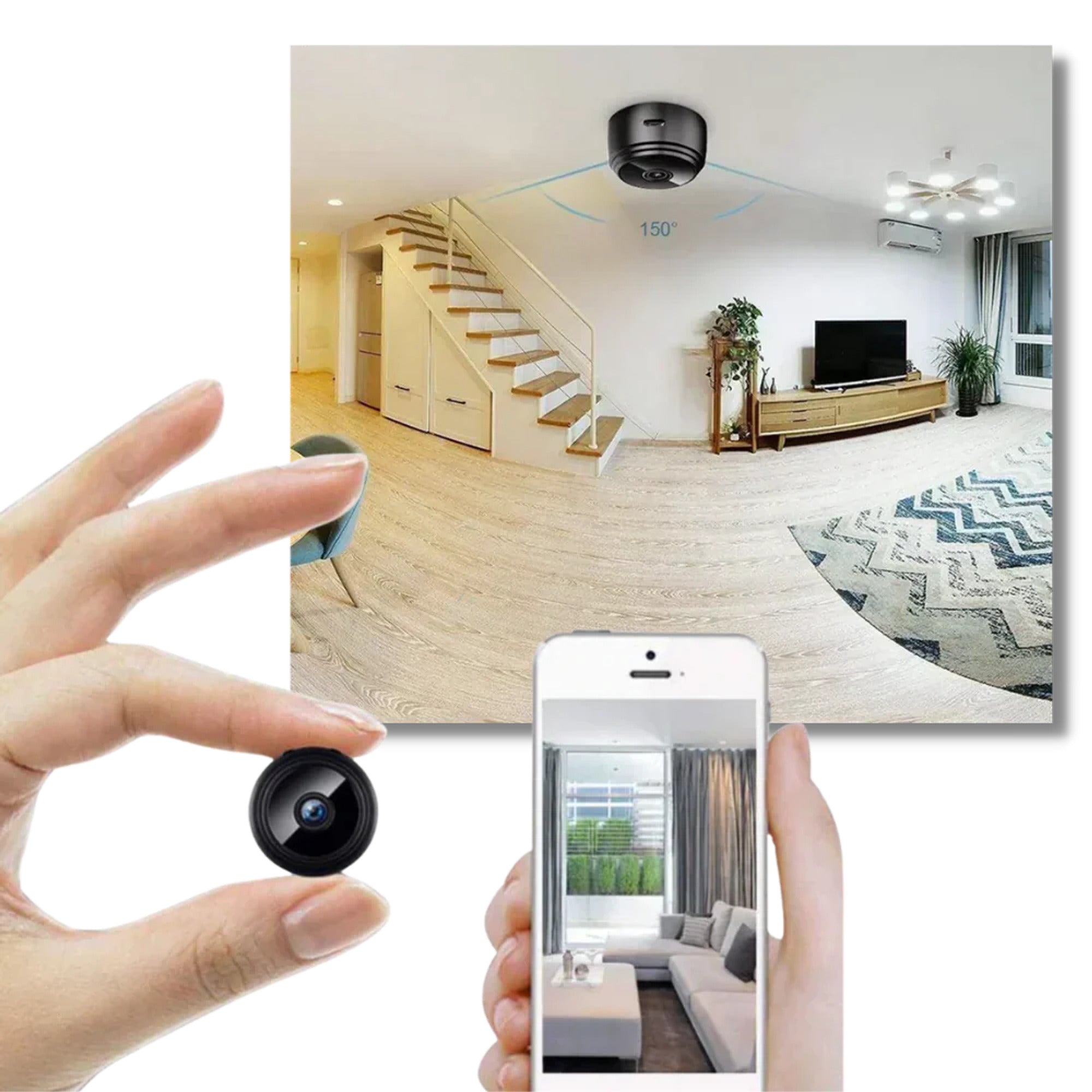 Mini Wireless Surveillance Camera With Night Vision Motion Detection And WiFi Connectivity - Image 4