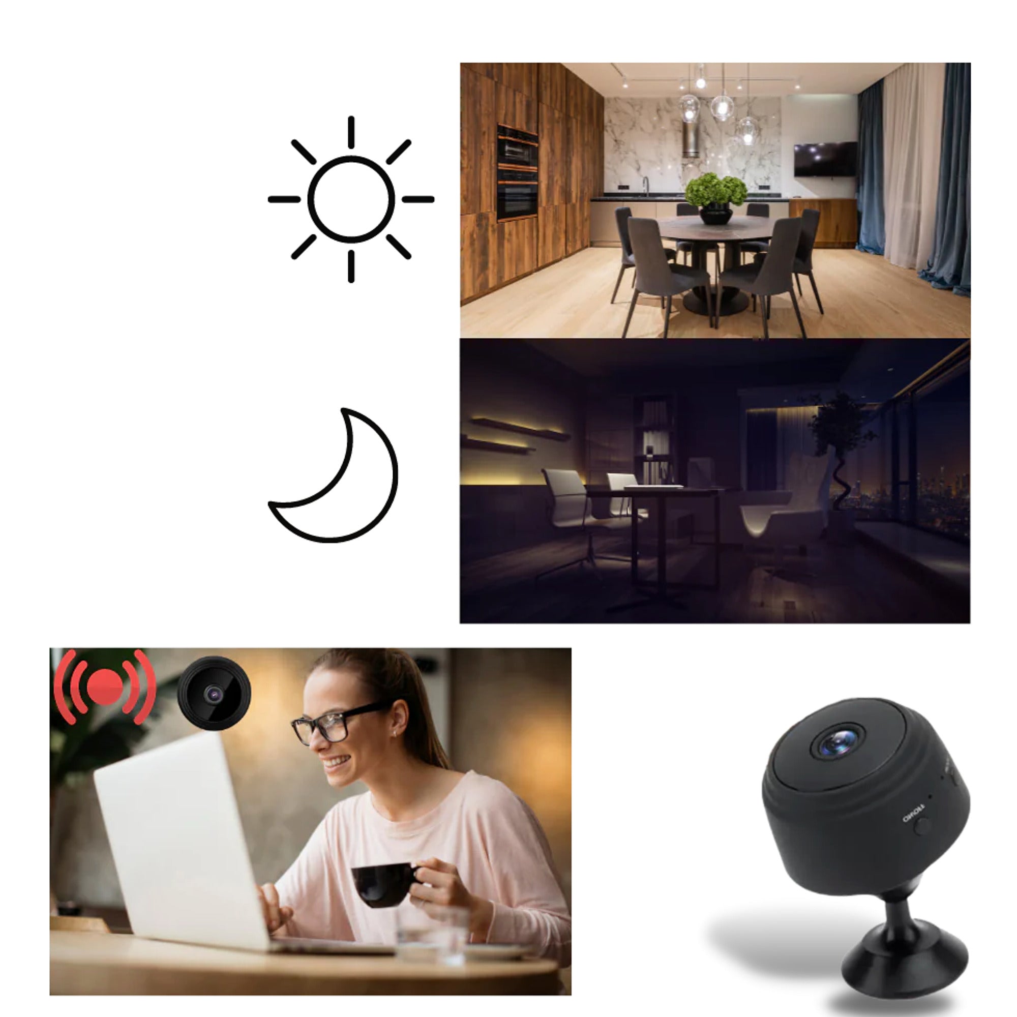 Mini Wireless Surveillance Camera With Night Vision Motion Detection And WiFi Connectivity - Image 7