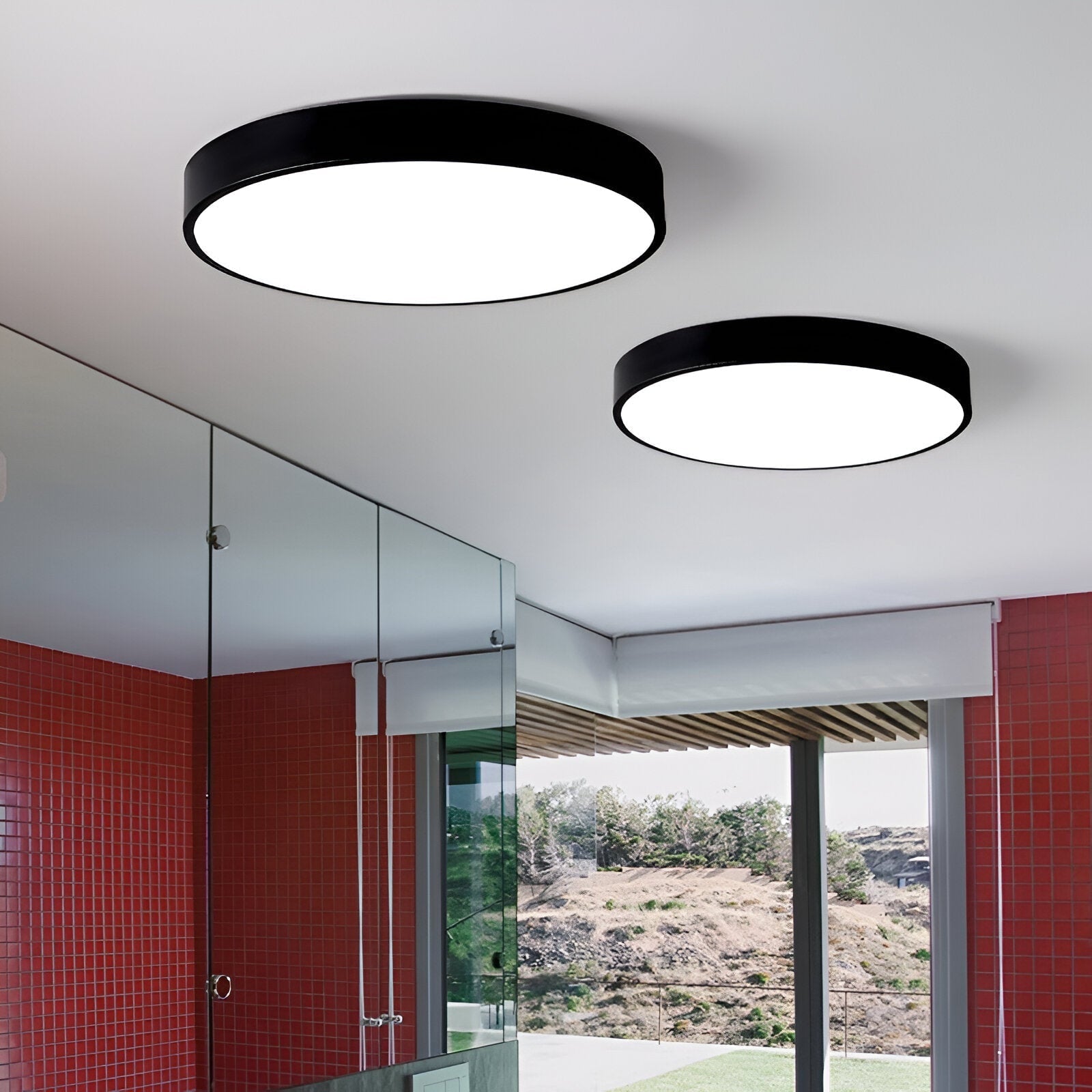 Minimalist Round LED Ceiling Light With Acrylic Diffuser - Image 20