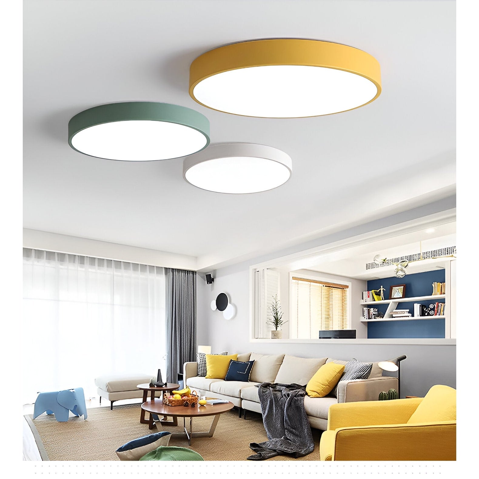 Minimalist Round LED Ceiling Light With Acrylic Diffuser - Image 22