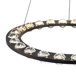 Modern Black Bubble Glass Circle LED Chandelier - Image 10