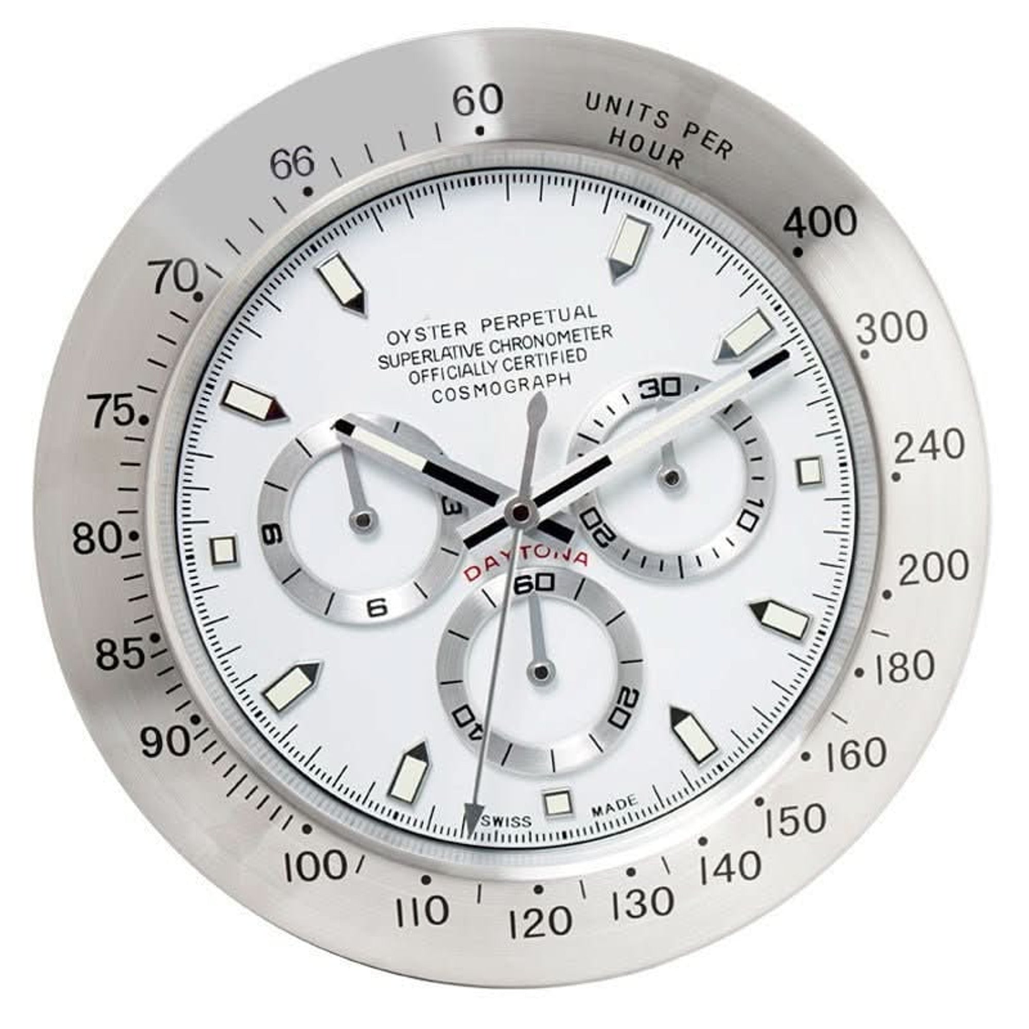 Modern Designer Wall Clock With Luminous Hands - Image 12